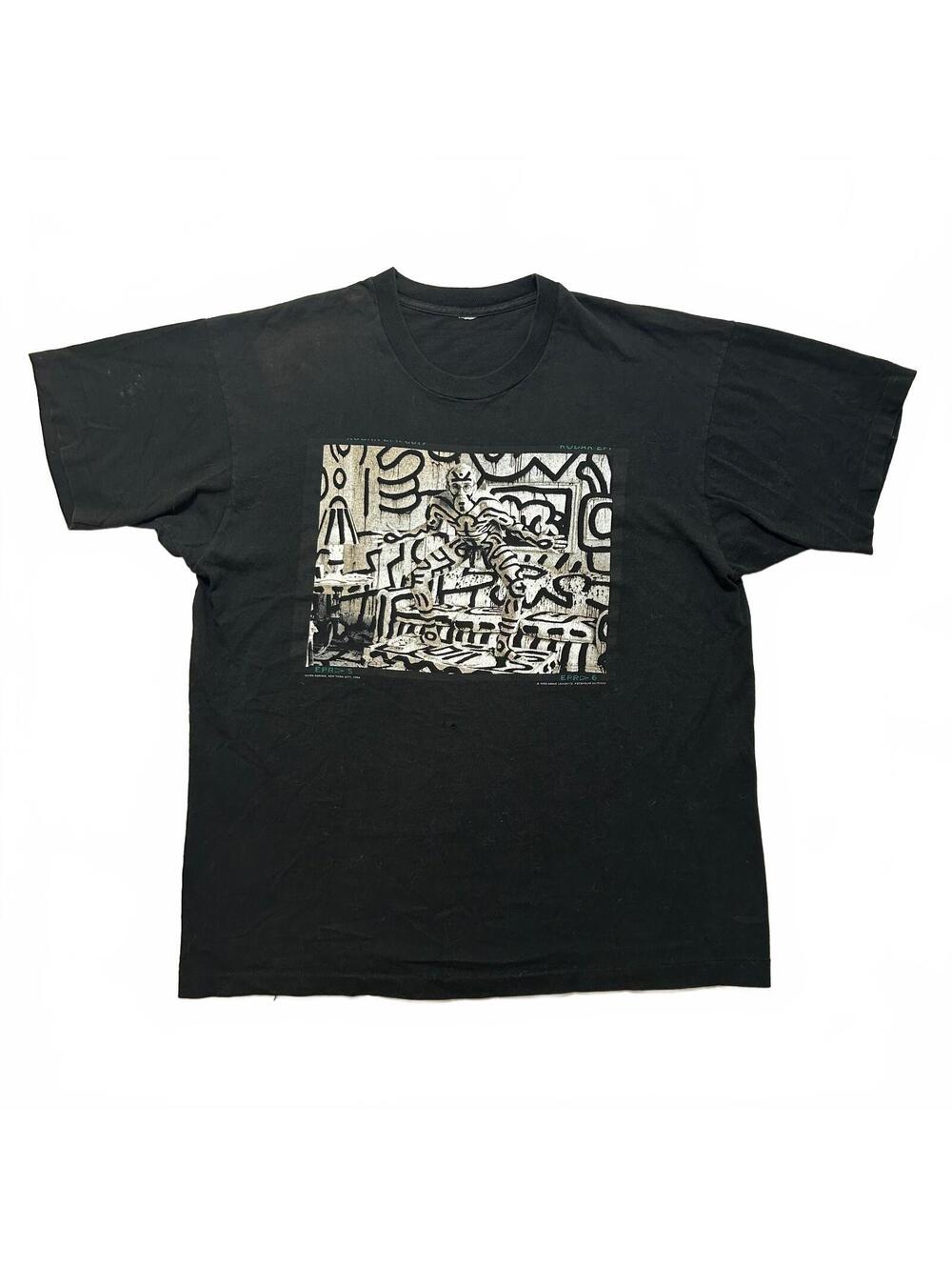 VTG 90's Keith Haring Annie Leibovitz Photographs 1970-1990 T-Shirt L Black Art